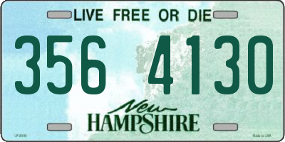 NH license plate 3564130