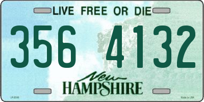 NH license plate 3564132