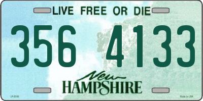 NH license plate 3564133