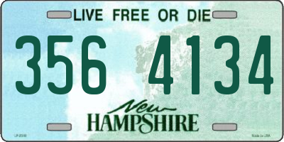 NH license plate 3564134
