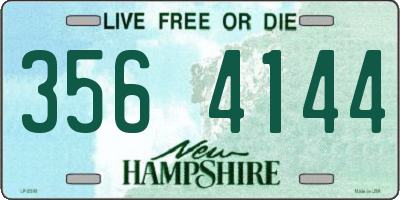 NH license plate 3564144