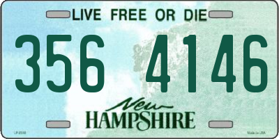NH license plate 3564146
