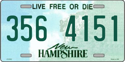 NH license plate 3564151