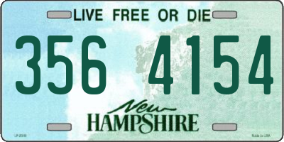 NH license plate 3564154