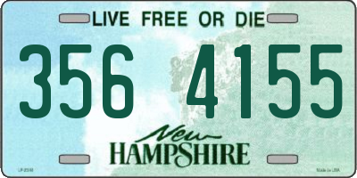 NH license plate 3564155