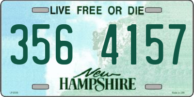 NH license plate 3564157