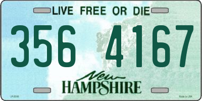 NH license plate 3564167