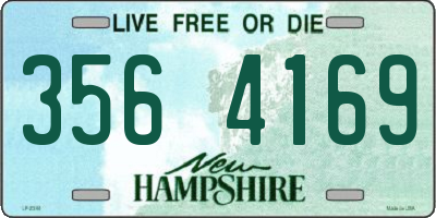 NH license plate 3564169