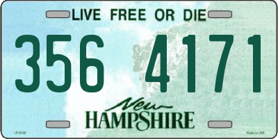 NH license plate 3564171