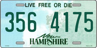 NH license plate 3564175