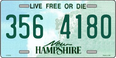NH license plate 3564180