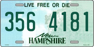 NH license plate 3564181