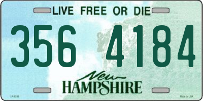 NH license plate 3564184