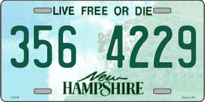 NH license plate 3564229