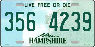 NH license plate 3564239