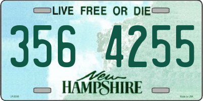 NH license plate 3564255