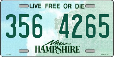 NH license plate 3564265