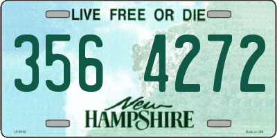 NH license plate 3564272