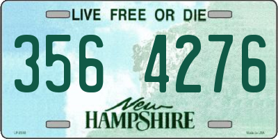 NH license plate 3564276
