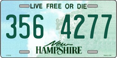 NH license plate 3564277