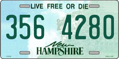 NH license plate 3564280