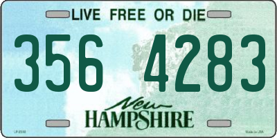 NH license plate 3564283