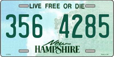 NH license plate 3564285