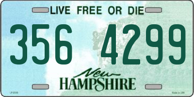 NH license plate 3564299