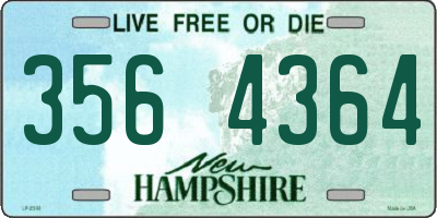 NH license plate 3564364