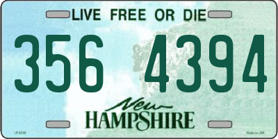 NH license plate 3564394