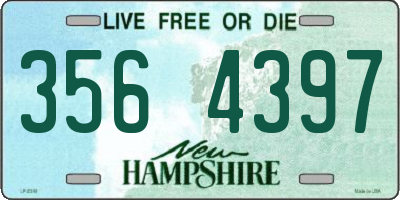 NH license plate 3564397