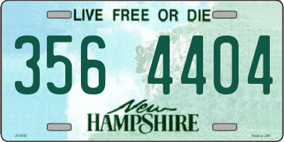 NH license plate 3564404