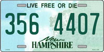 NH license plate 3564407