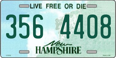 NH license plate 3564408