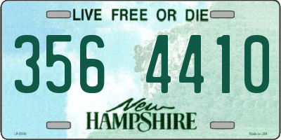 NH license plate 3564410