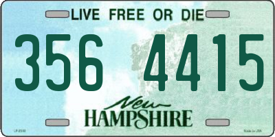 NH license plate 3564415