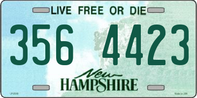 NH license plate 3564423