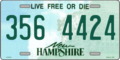 NH license plate 3564424