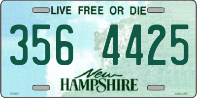 NH license plate 3564425