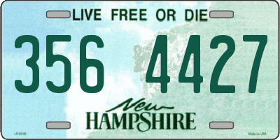 NH license plate 3564427