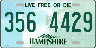 NH license plate 3564429