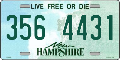 NH license plate 3564431