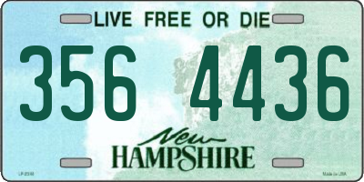 NH license plate 3564436