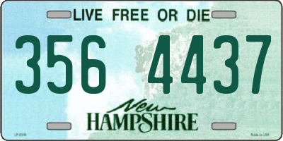 NH license plate 3564437