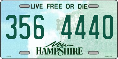 NH license plate 3564440