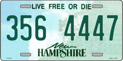 NH license plate 3564447