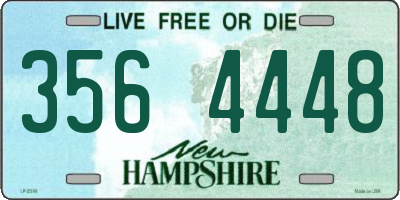 NH license plate 3564448