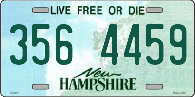NH license plate 3564459