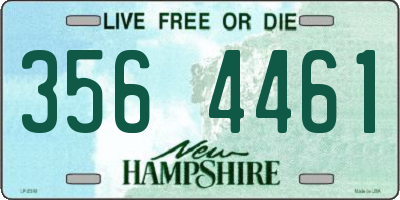 NH license plate 3564461