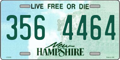 NH license plate 3564464